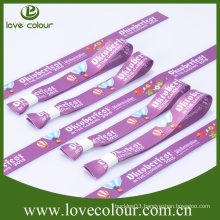 Custom colorful one-time use wristband/ sublimation printed bracelet